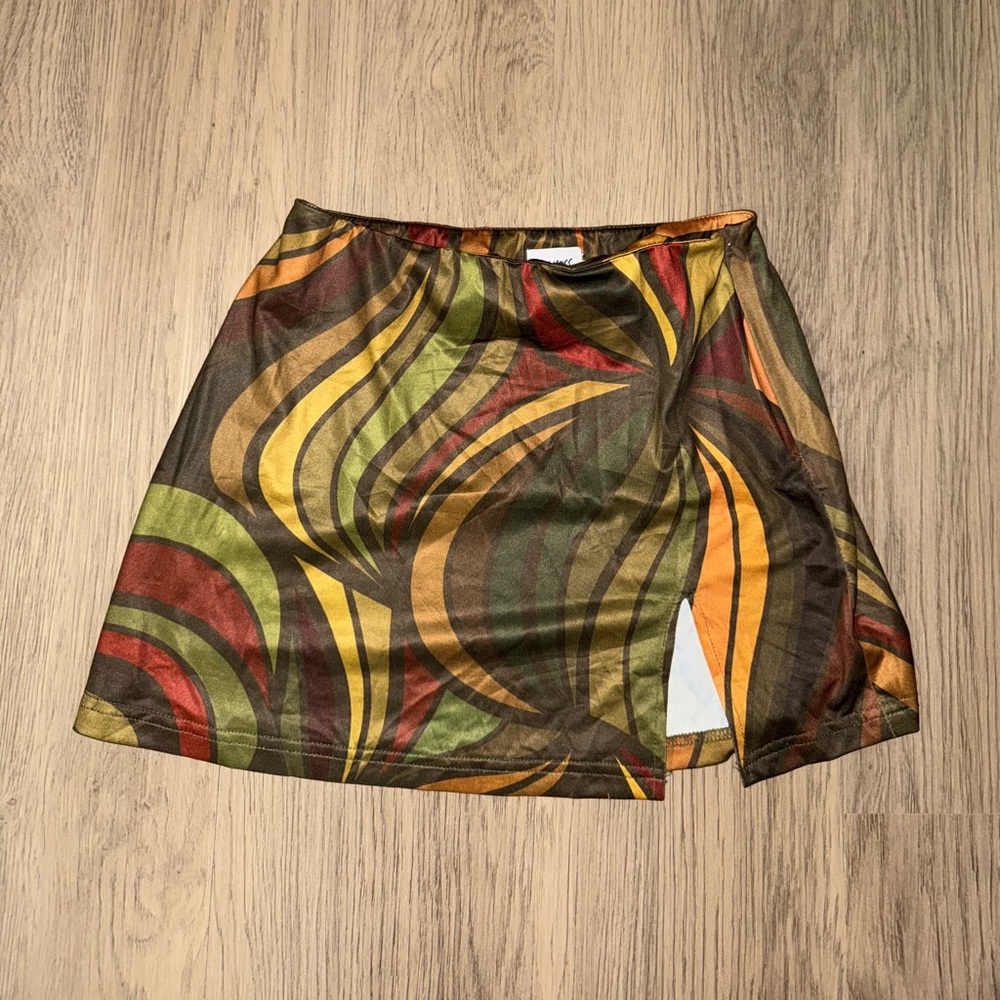 Princess Polly Multicolor Abstract Skirt